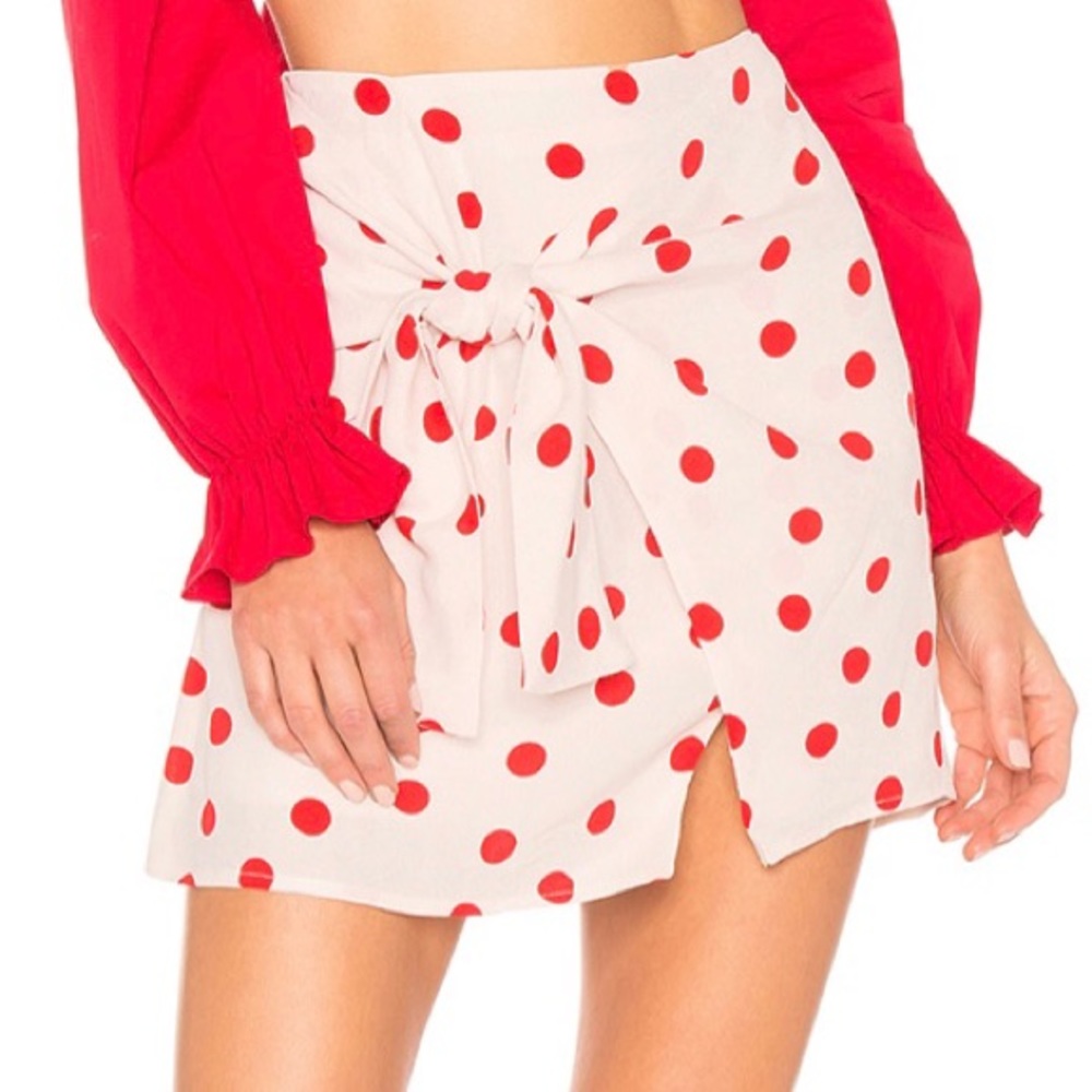 Lovers + Friends Quinn Polka Dot Skirt